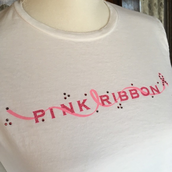 Breast Cancer Awareness Long sleeve T-Shirt Medium - Picture 4 of 8